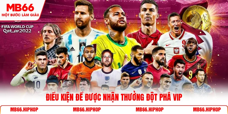 Điều kiện để được nhận thưởng đột phá VIP 