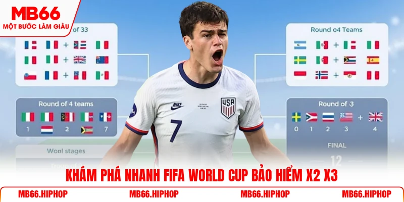 Khám phá nhanh Fifa World Cup bảo hiểm x2 x3